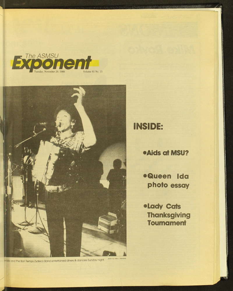 The ASMSU Exponent, November 29, 1988