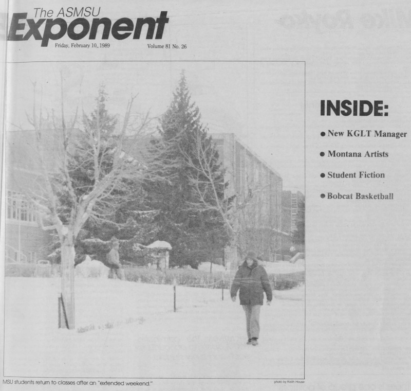 The ASMSU Exponent, February 10, 1989