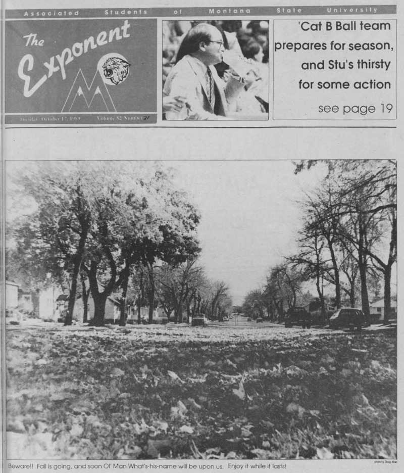 The Exponent, October 17, 1989