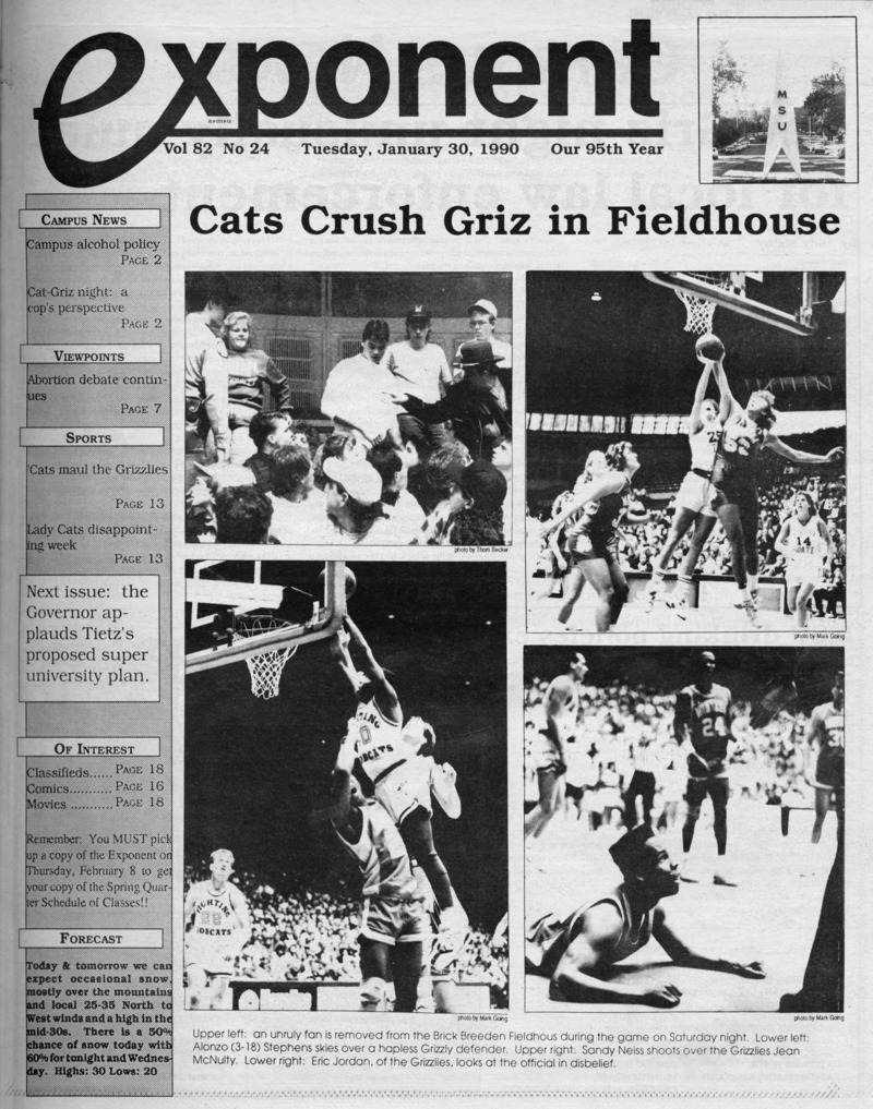 Asmsu Exponent, January 29, 1990