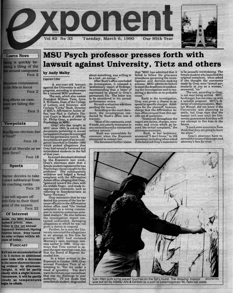 Asmsu Exponent, March 6, 1990