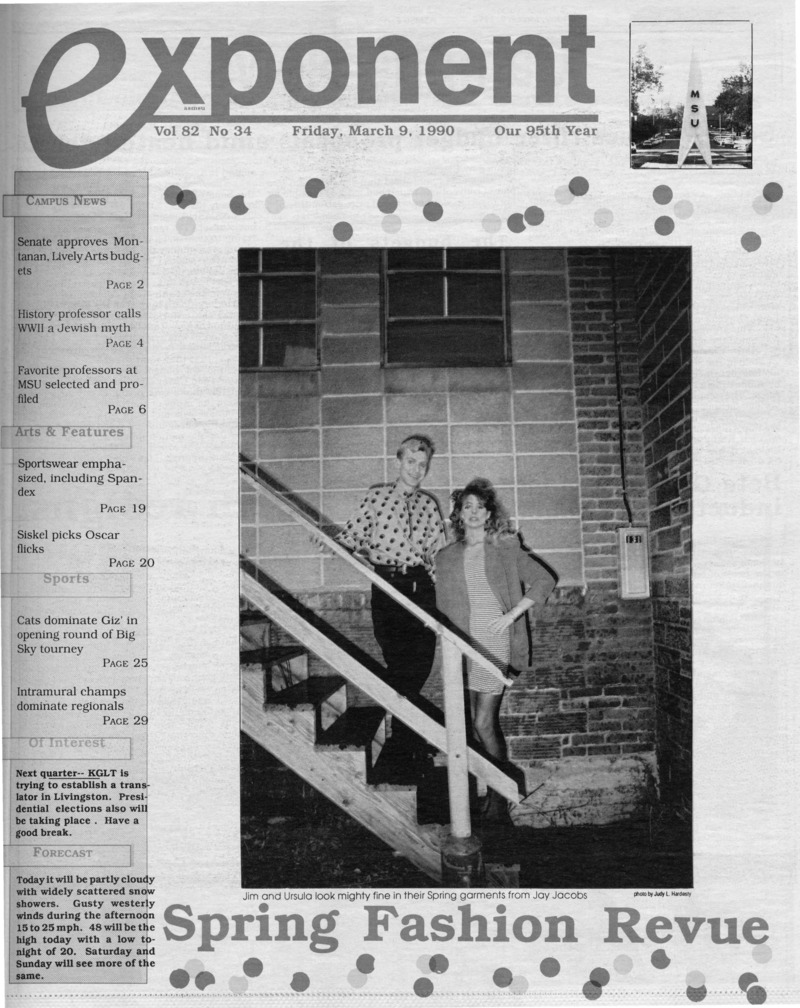 Asmsu Exponent, March 9, 1990