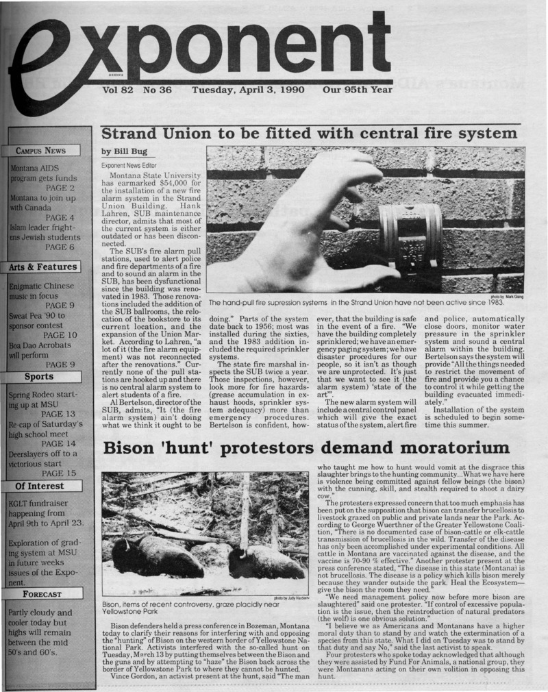 ASMSU Exponent, April 3, 1990