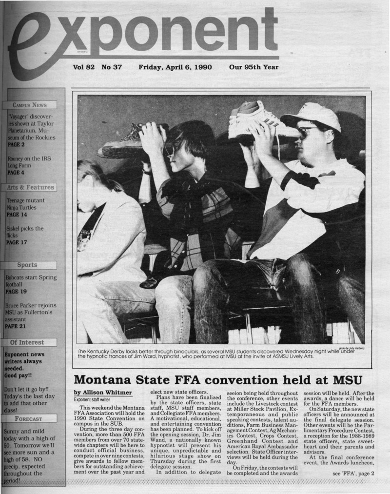 Asmsu Exponent, April 6, 1990