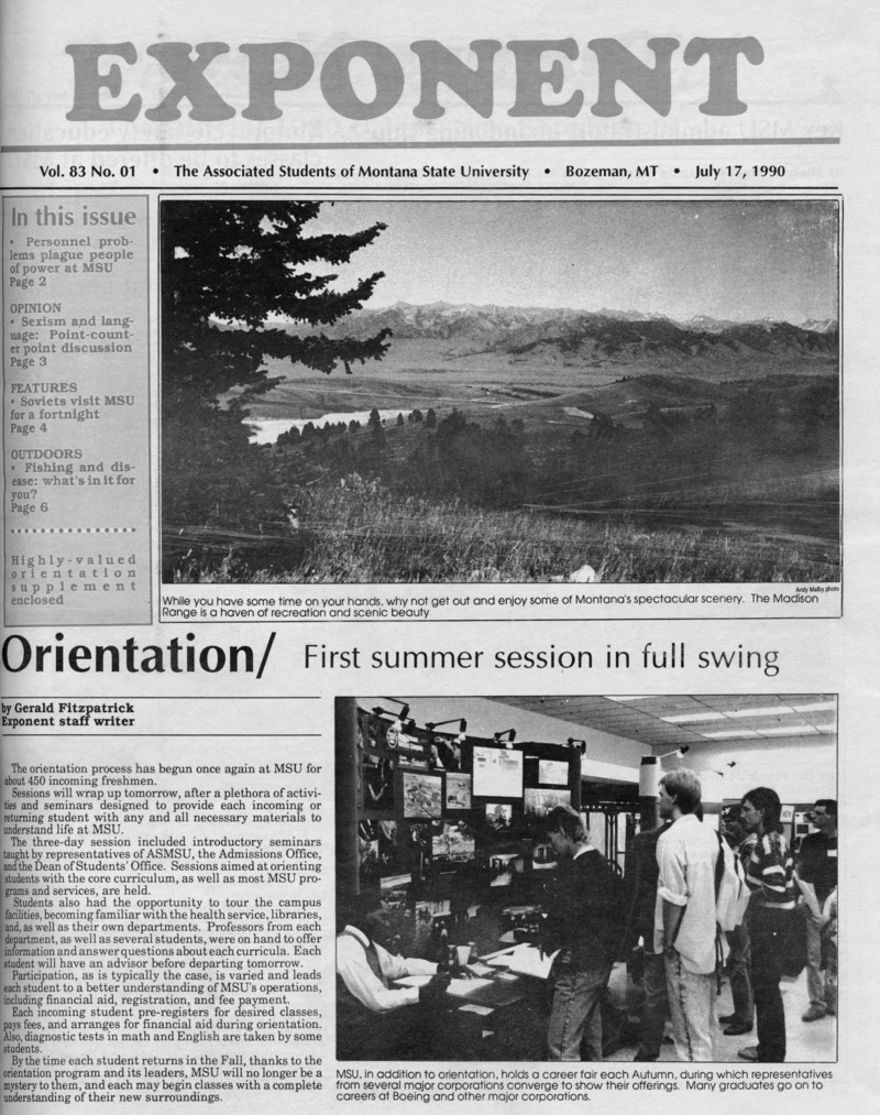 Asmsu Exponent, July 17, 1990