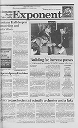 Montana State University Exponent Friday, November 1, 1996