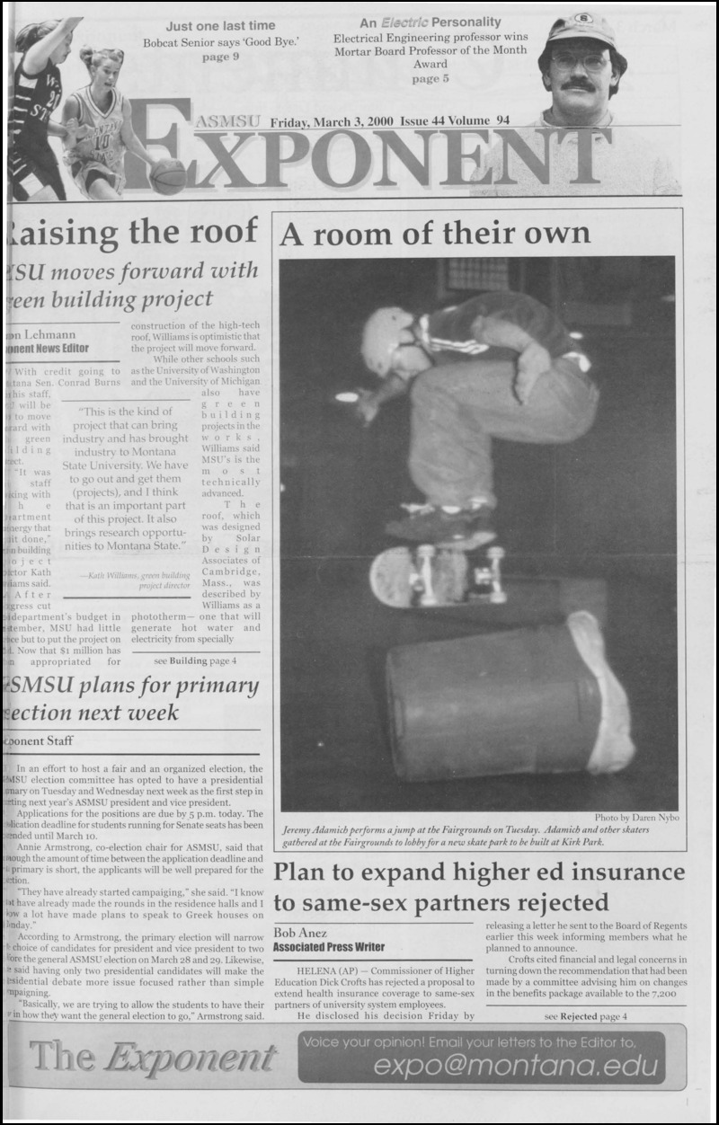 ASMSU Exponent, March 3, 2000