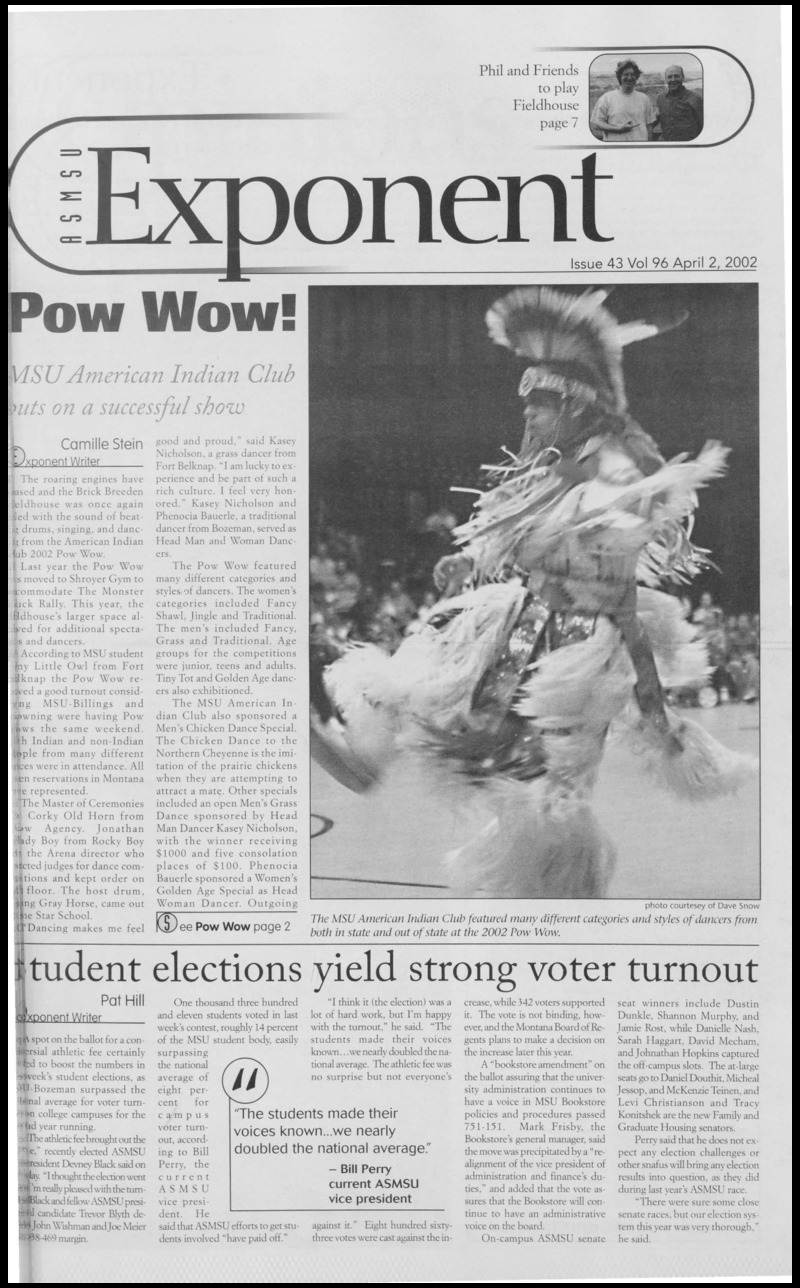 ASMSU Exponent, April 2, 2002