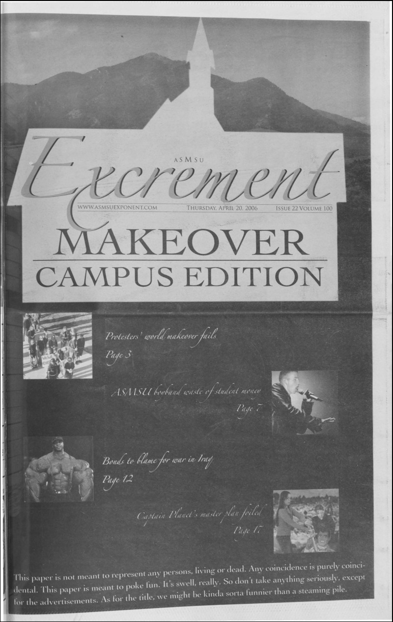 ASMSU Exponent, April 20, 2006