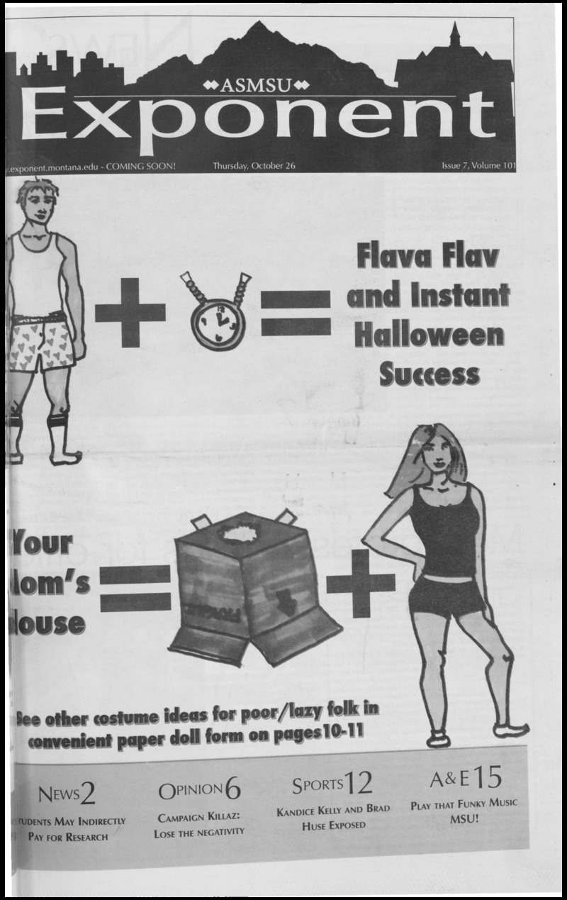 ASMSU Exponent, October 26, 2006