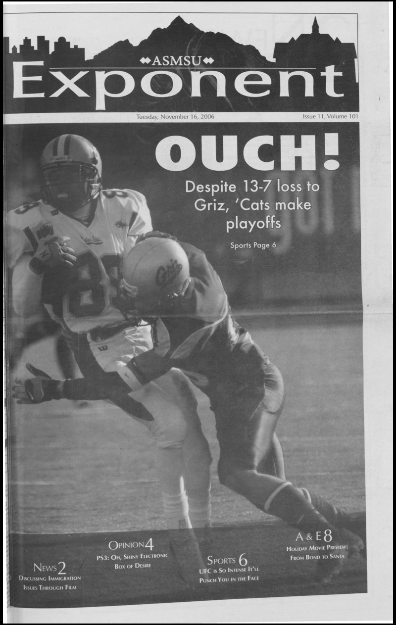 ASMSU Exponent, November 21, 2006