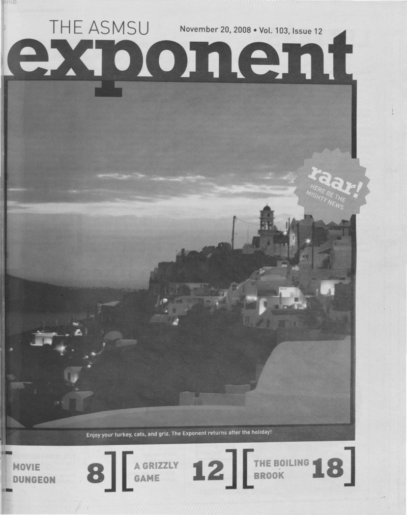 ASMSU Exponent, November 20, 2008