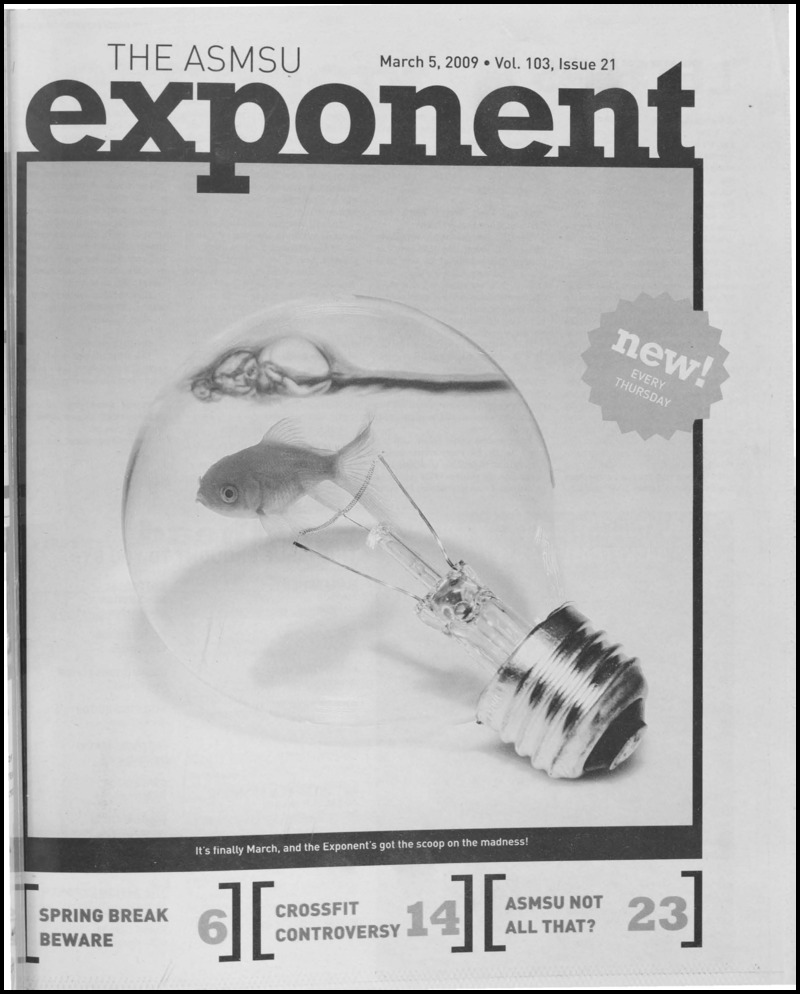 ASMSU Exponent, March 5, 2009