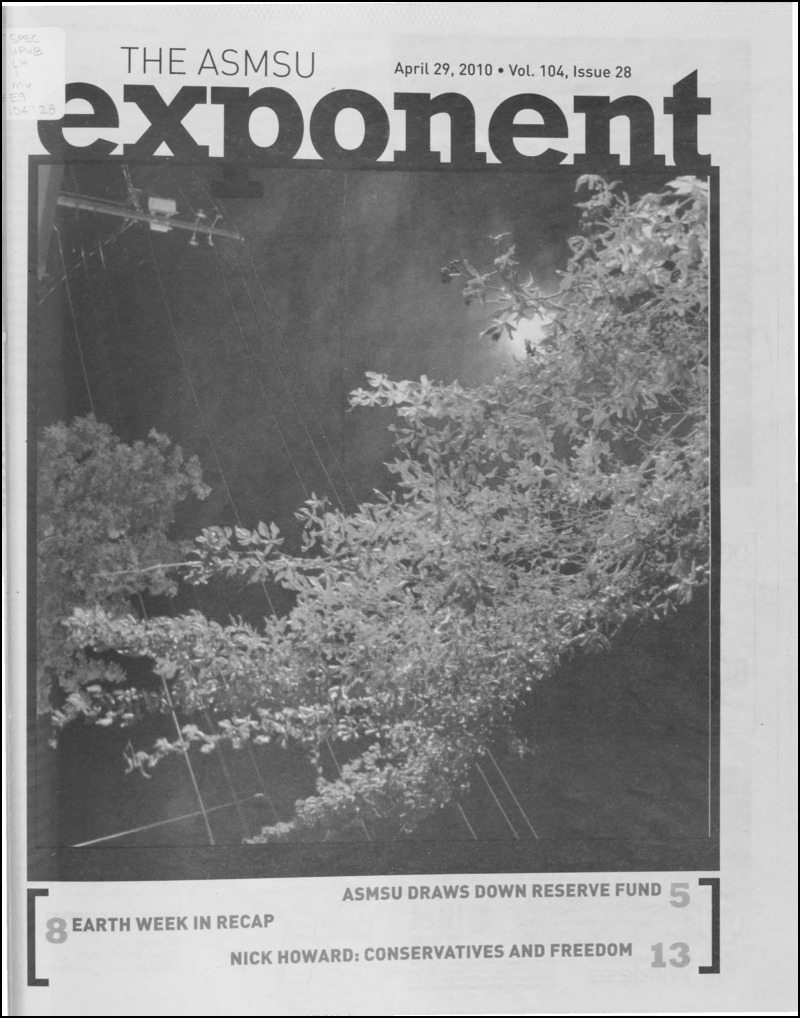 ASMSU Exponent, April 29, 2010