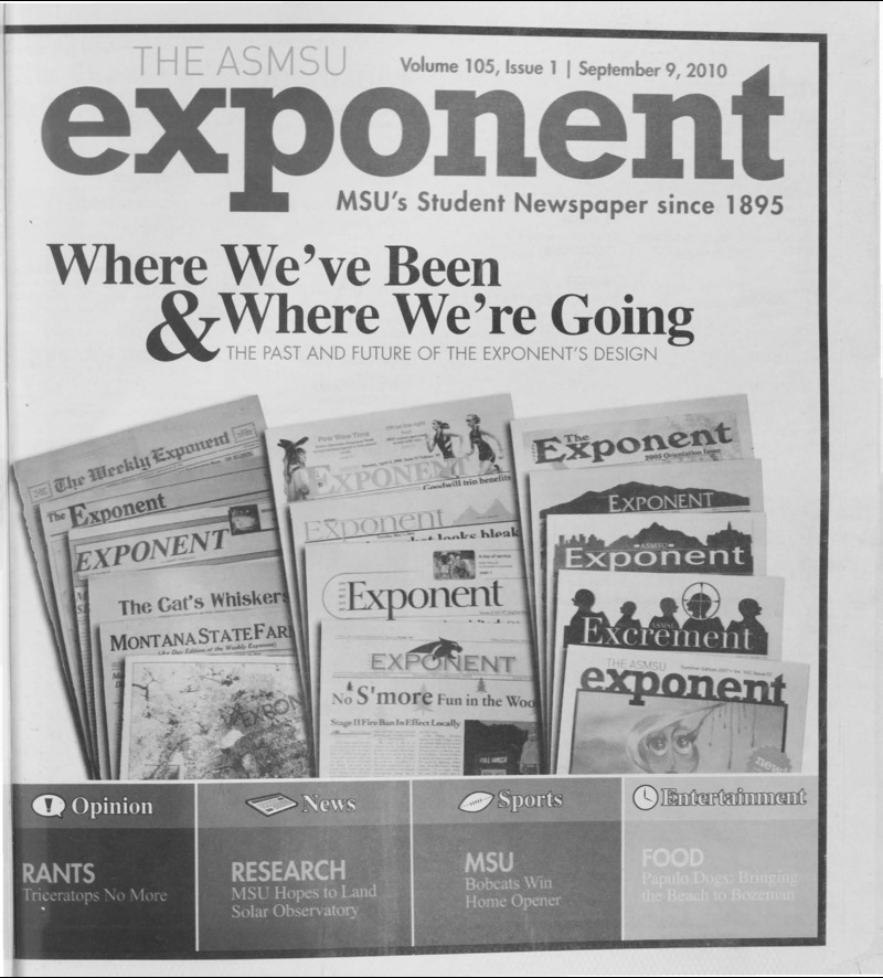 ASMSU Exponent, September 9, 2010