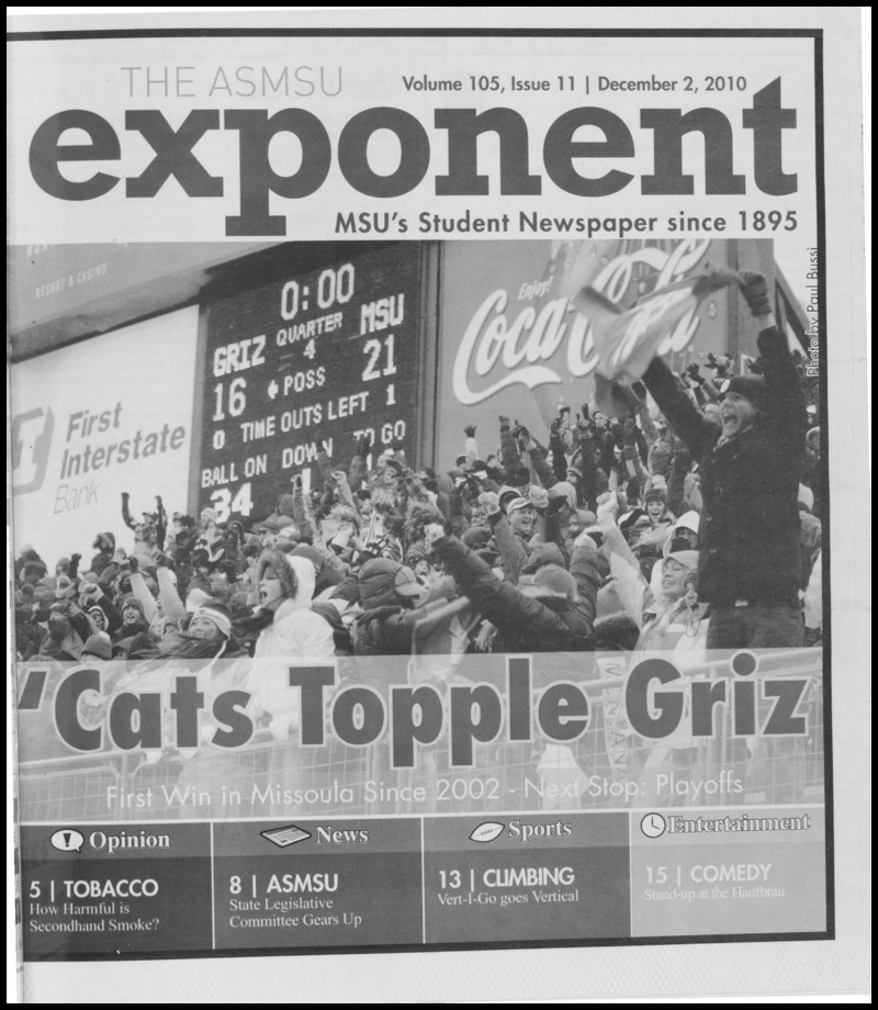ASMSU Exponent, December 2, 2010