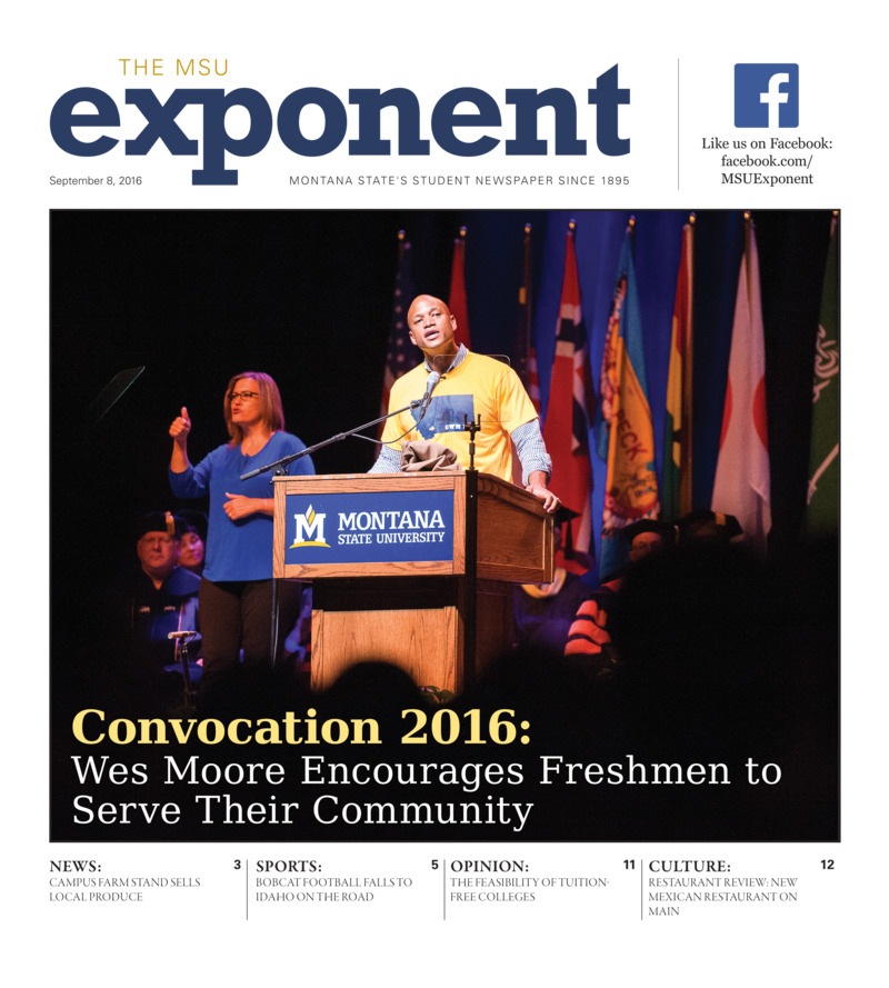 The MSU Exponent, Spetember 8, 2016