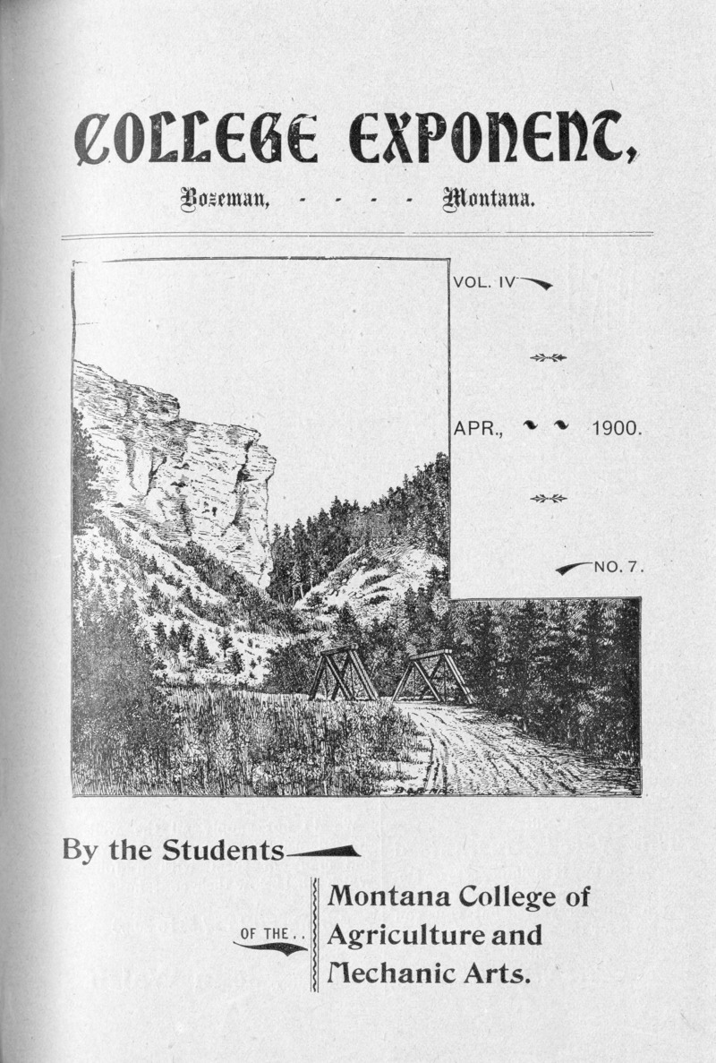College Exponent, April, 1900