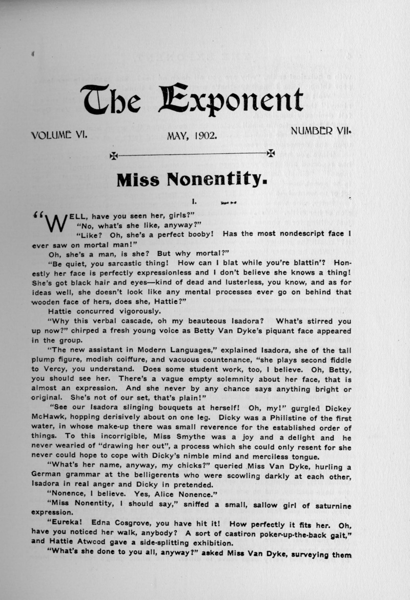 The Exponent, May, 1902