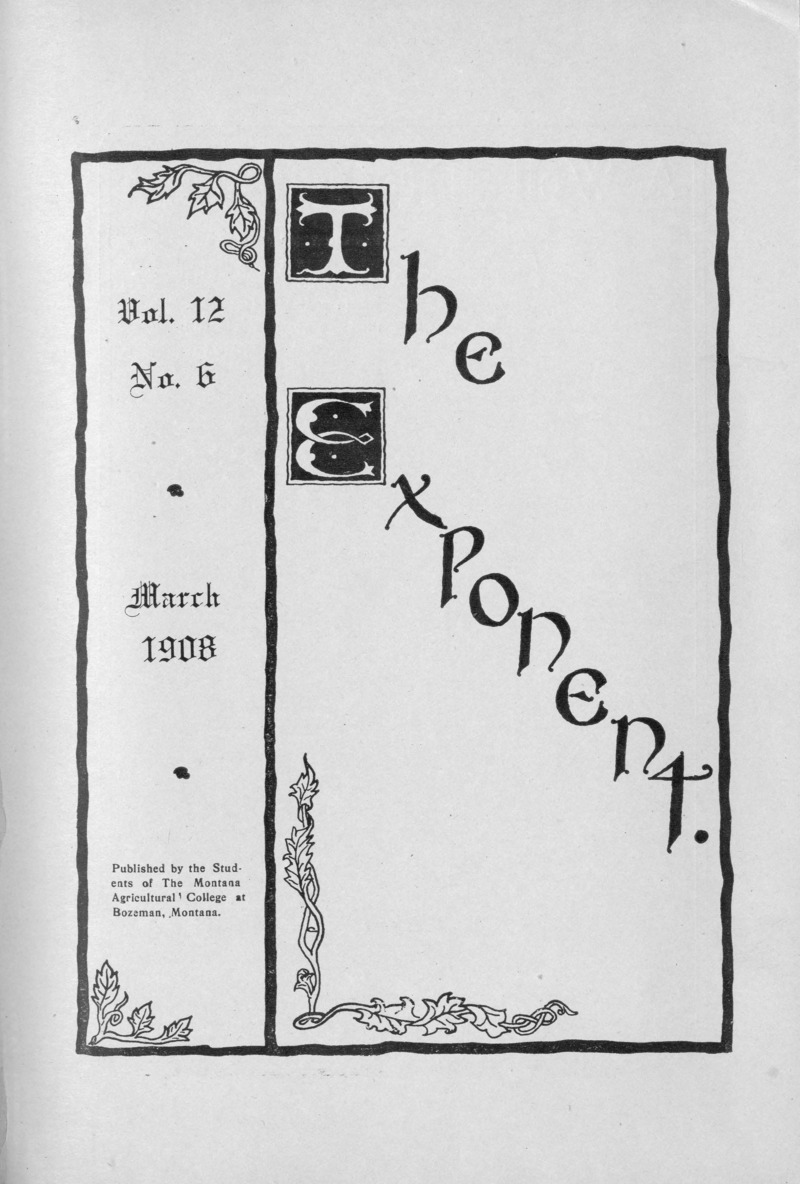 The Exponent, March 1908