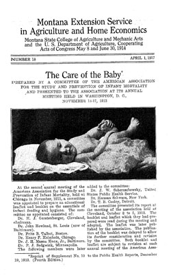 The Care of the Baby