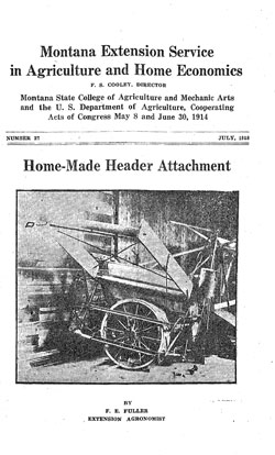 Home-Made Header Attachment