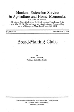 Bread-Making Clubs