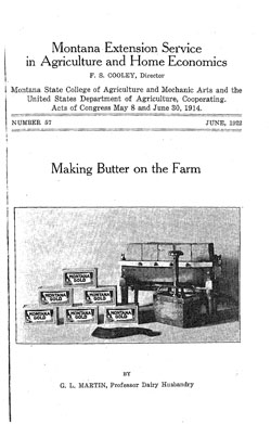 Making Butter on the Farm