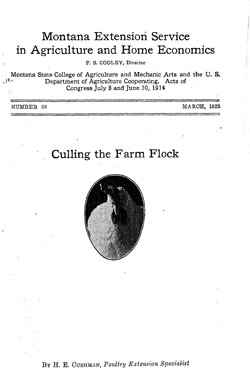 Culling the Farm Flock