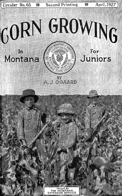 Corn Growing in Montana for Juniors