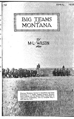 Big Teams in Montana