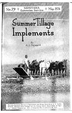 Summer Tillage Implements