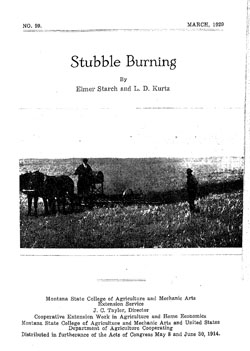 Stubble Burning