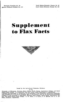 Supplement to Flax Facts