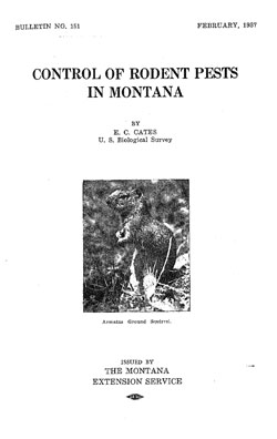 Control of Rodent Pests in Montana