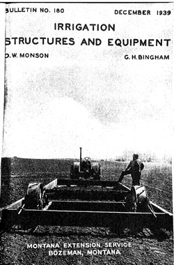 Irrigation Structures and Equipment