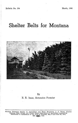 Shelter Belts for Montana