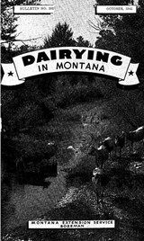 Dairying In Montana