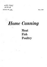 Home Canning: Meat, Fish, Poultry