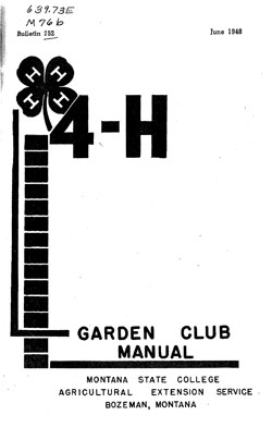 4-H Garden Club Manual