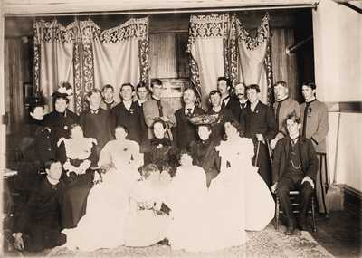 James R. Reid Photographed in a Group, c. 1894