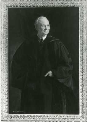 James M. Hamilton in Cap and Gown, c. 1938