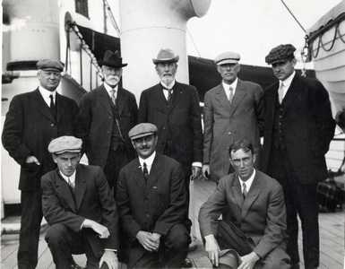 James M. Hamilton Aboard the S. S. Devonian, 1912
