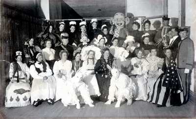 James M. Hamilton and Others in Costumes, ca. 1910s