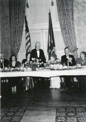 James M. Hamilton, Samuel V. Stewart, A. L. Strand, and Others at Dinner 1939