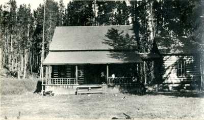 Log Cabin in the Woods