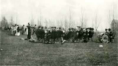Louis Howard Directing the Band