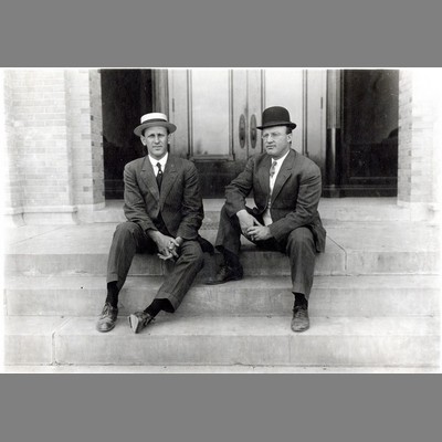 Alfred Atkinson and Friend