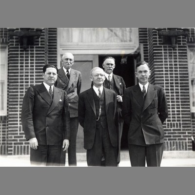 A. L. Strand with other Montana College Presidents