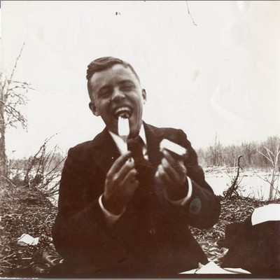 William M. Cobleigh at Picnic Near Gallatin River